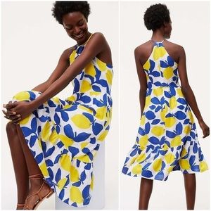 Loft Lemonade Halter Dress